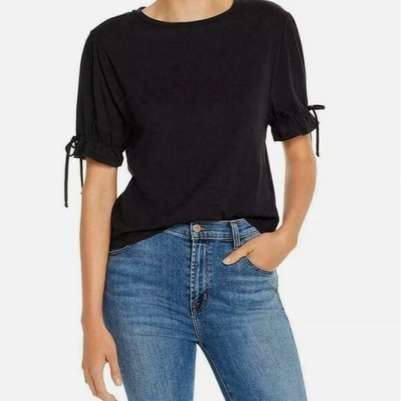 NWT Comune Tie‎ Sleeve Round neck tee Size L - Picture 1 of 10